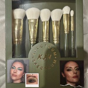 KJH Makeup Brush Set - Gold and Green